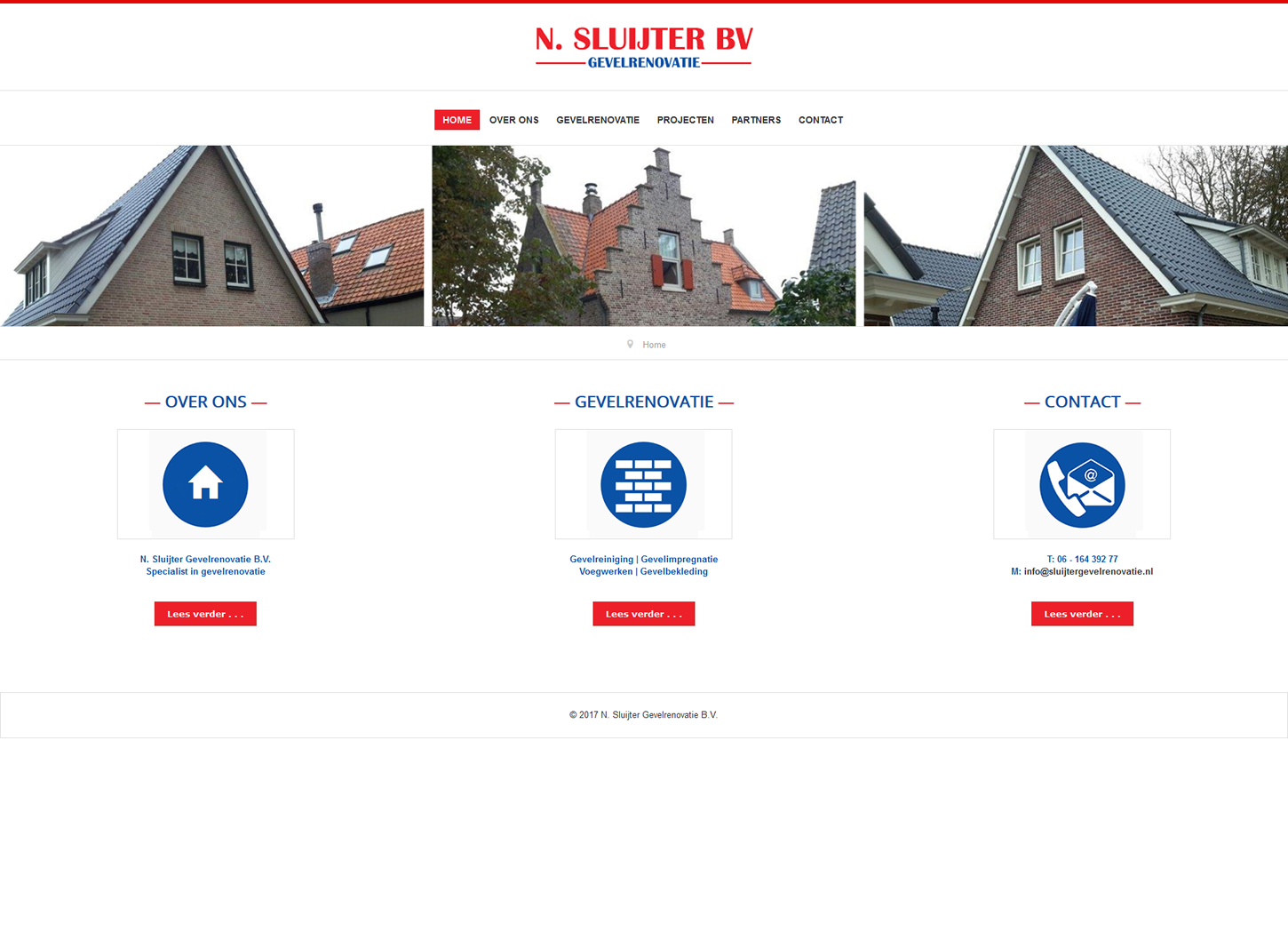 N. Sluijter Gevelrenovatie